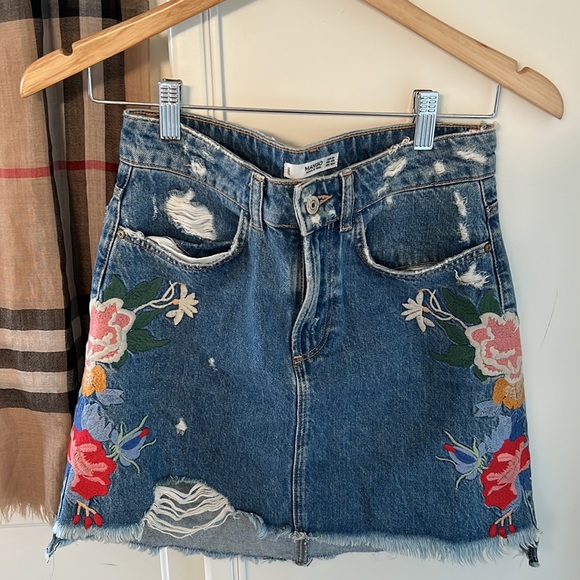 Mango Denim Jean Skirt - Picture 2 of 11